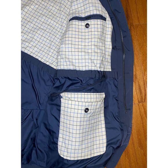 Polo Ralph Lauren Navy and Brown Windbreaker Jacket Size XL - Picture 9 of 16